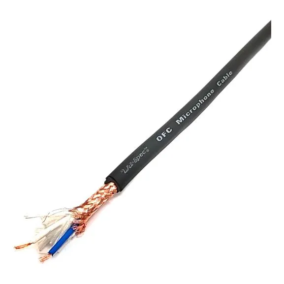 Por 25und Cable Apantallado 18awg Blindado Audio Estereo Pro