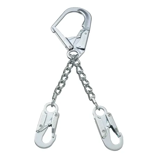 Stainless Steel Rebar Chain Assembly With 2 Snap Hooks