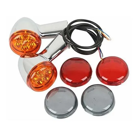 Luces Intermitentes Traseras Para Harley Sportster - Ámbar