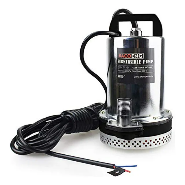 Bomba Sumergible Solar 12v Para Pozo 26ft - Bacoeng