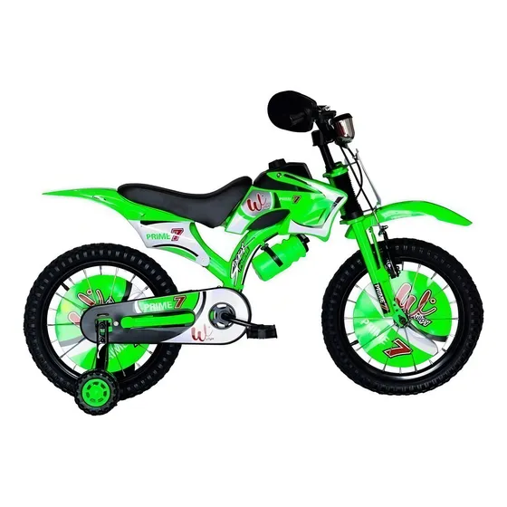 Bicicleta infantil Wuilpy Prime 7 R16 color verde