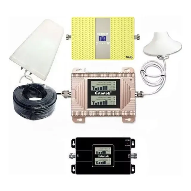 Kit Antena Amplificador Señal Celular 4g Rural Urbana Fincas
