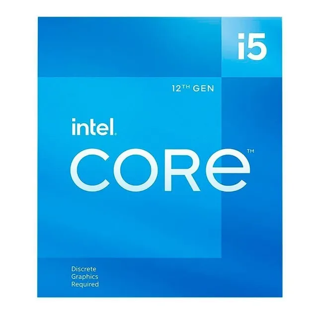 Procesador gamer Intel Core i5-12400F BX8071512400F de 6 núc