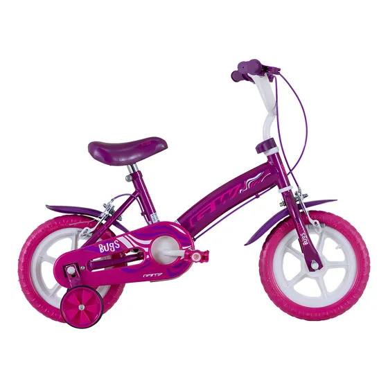 Bicicleta Gw Bugs Rin 12 Con Auxiliares Teflon Infantil Incl