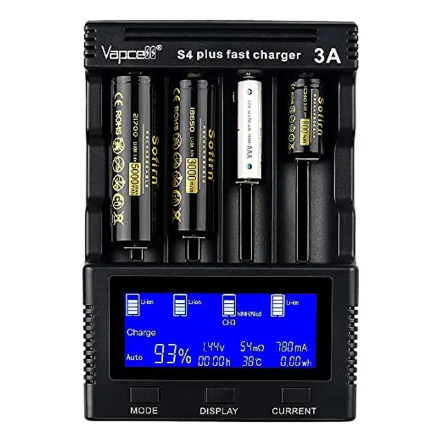 18650 Cargador De Batería, Cargador Inteligente Universal De