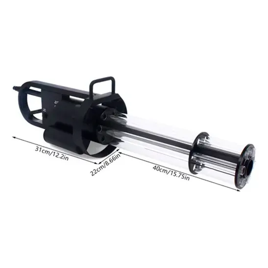 Pistola De Co2 Led Rgb Giratoria - Full Efecto Tarima