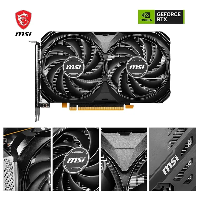 Tarjeta Gráfica Msi Geforce Rtx 4060 Ventus 2x 8gb Oc