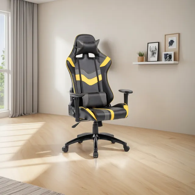 Silla Gamer Mortal Ergonomica Para Oficina Y Juegos Ngr-ama