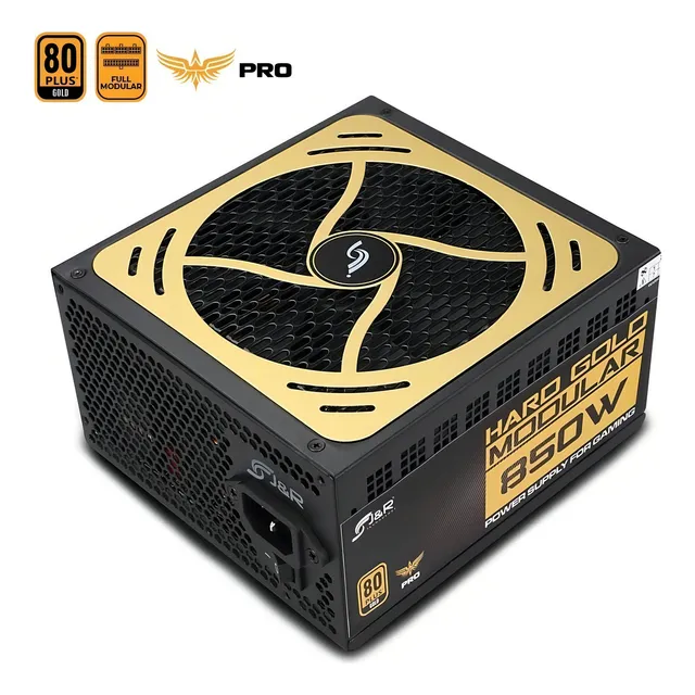 Fuente Atx Modular 850w Real Jyr Psu 007pro Gamer Color Negr
