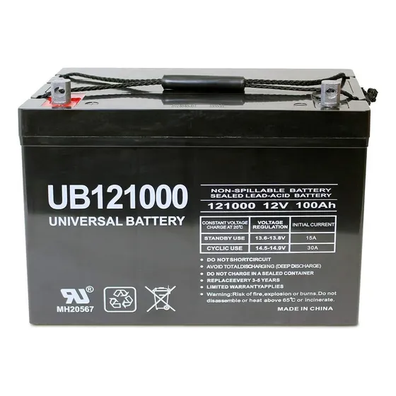 Universal Group 12v 100ah Solar Wind Agm Sla Deep Cycle...