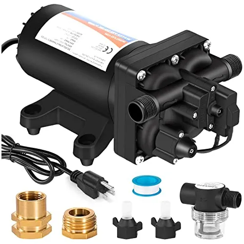Bomba De Agua De 110v Interruptor De Presión Y Enchufe...