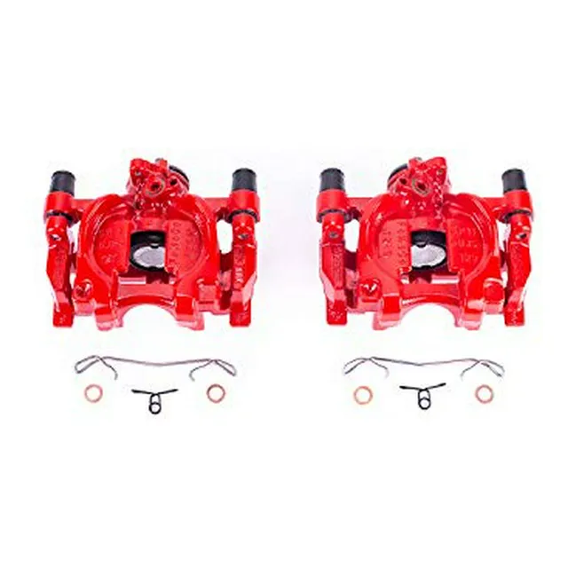 Par De Calipers Traseros Power Stop, Rojos De Alta Temperatu