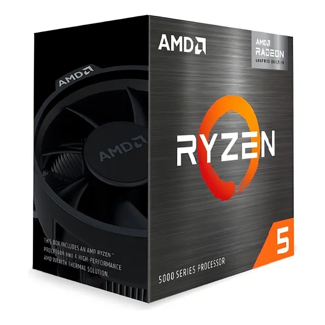 Procesador gamer AMD Ryzen 5 5600G 100-100000252BOX de 6 núc