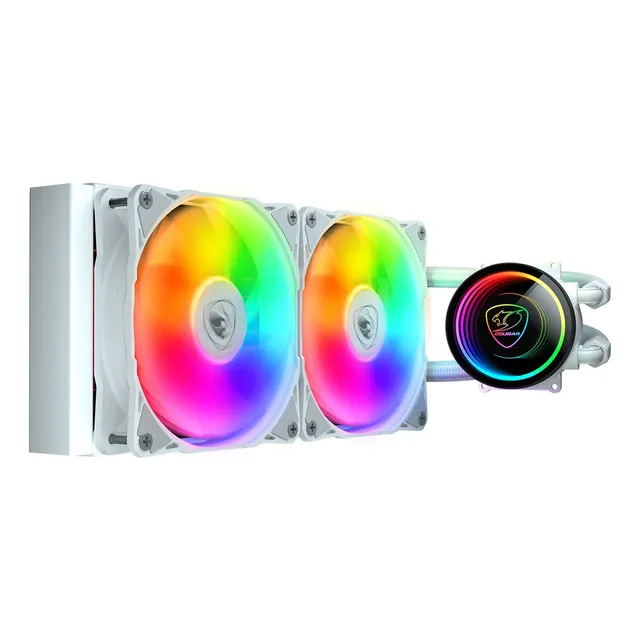 Enfriamiento Liquido Cougar Poseidon Elite Argb 240mm Blanco