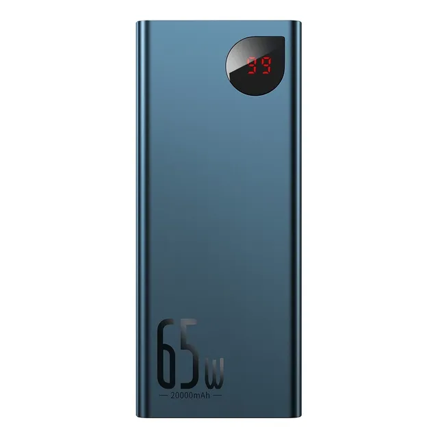 Power Bank Baseus Adaman 20000 Mah Portable 65w Azul Usb-c C