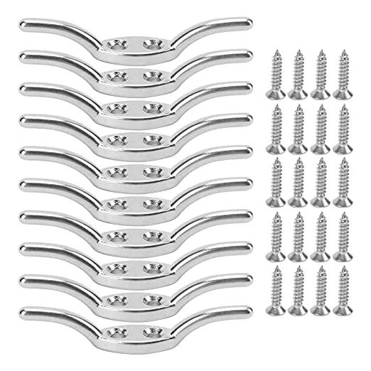 Rope Cleat Hook, 2 In Stainless Steel Boat Rope Cleats ...