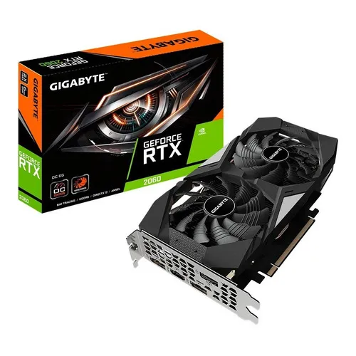 Placa De Video Gigabyte Rtx 2060 Oc 6 Gb