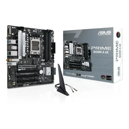 Tarjeta Madre Asus Prime B650m-a Ax Am5 Ddr5 Matx Pcie 4.0