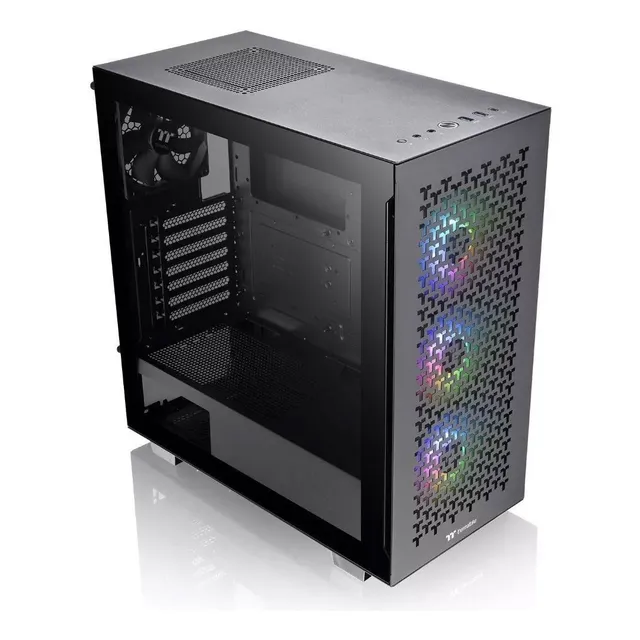 Chasis Thermaltake V350 Tg Argb Air + 3 Ventiladores Argb 1