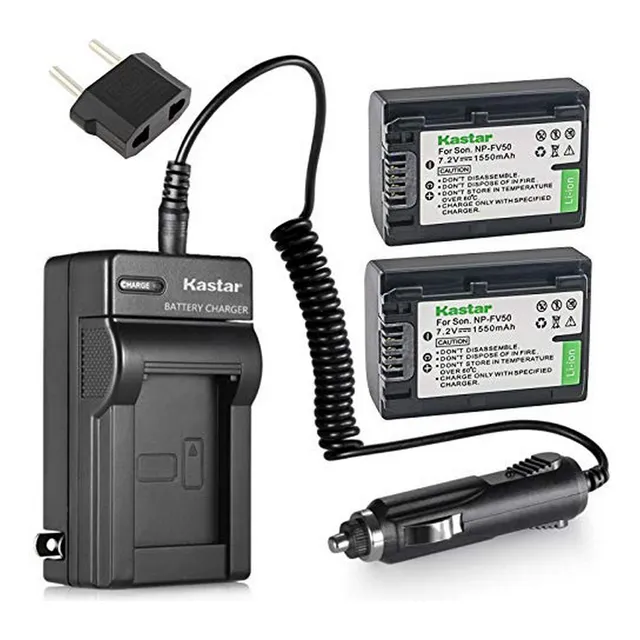 Batería Kastar + Cargador Para Sony Np-fv30 Fv40 Fv50