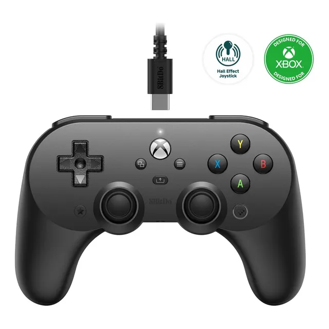 Mando Con Cable 8bitdo Pro 2 Para Xbox, Joysticks Y Disparad