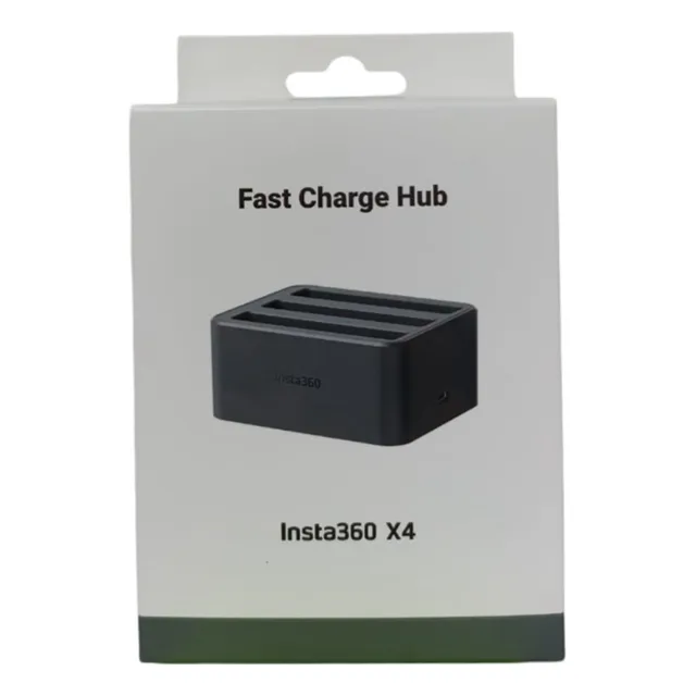 Adaptador De Carga Rapida Insta360 X4 Color Negro