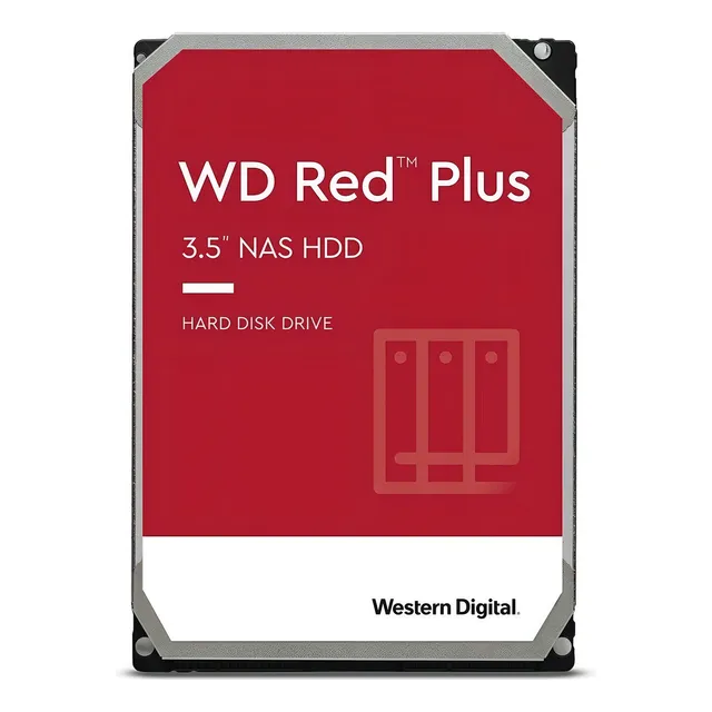 Disco Duro Western Digital Wd Red Plus Nas De 4tb Sata Color