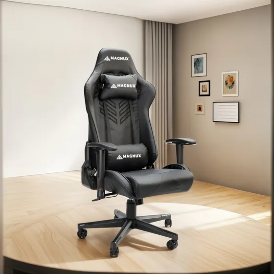 Cadeira executiva gamer ergonômica Magnux G4 giratória de 18