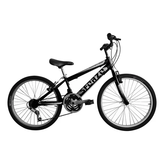Bicicleta Niña Rin 24 En Aluminio 18 Cambios Color Negro Niñ