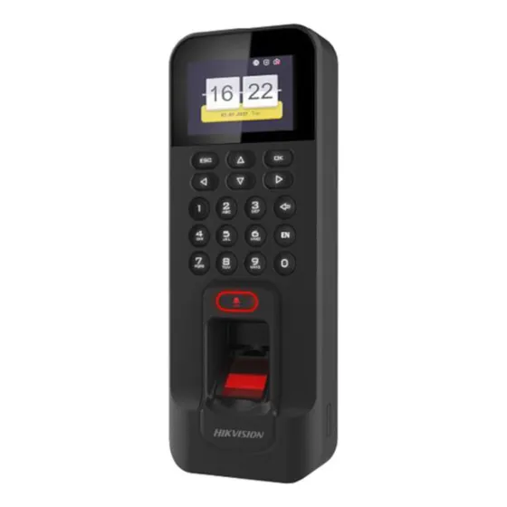 Control de acceso al lector biométrico Hikvision DS-K1T804be
