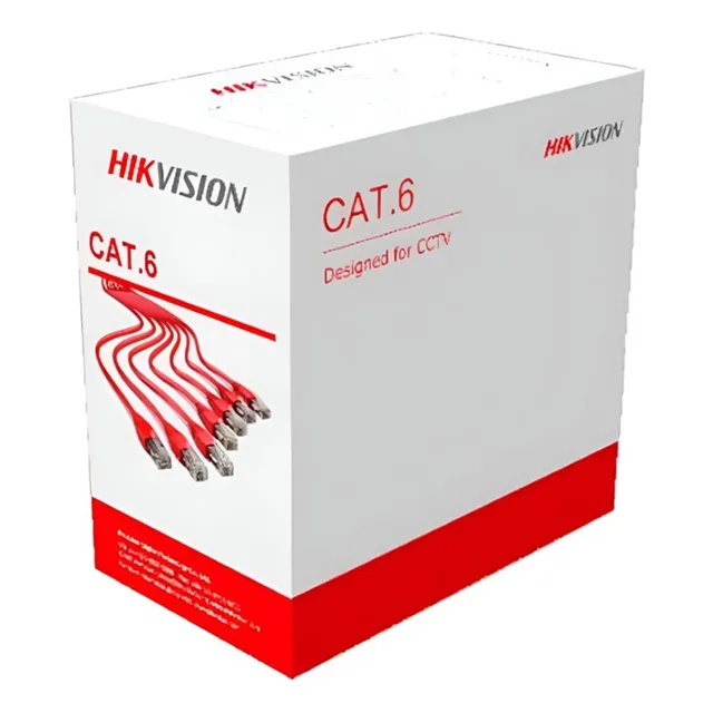Cable Utp 100% Cobre Cat 6 Exterior Color Negro 305m