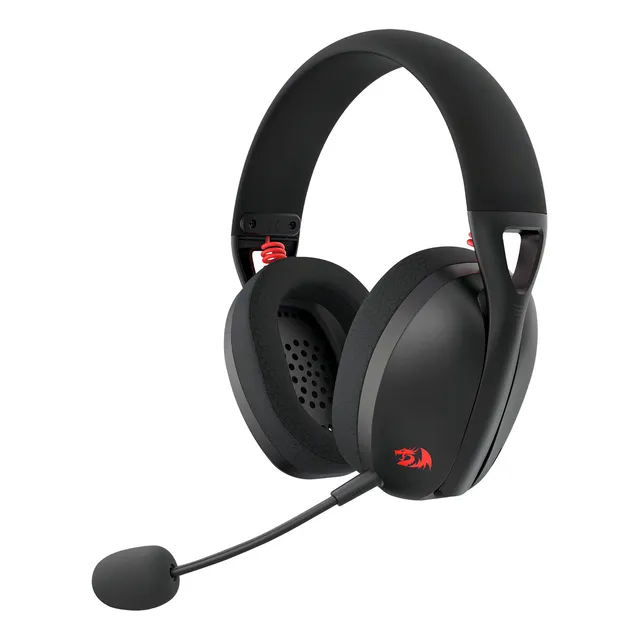 Auriculares gamer inalámbricos Redragon H848 Ire Pro Negro/R