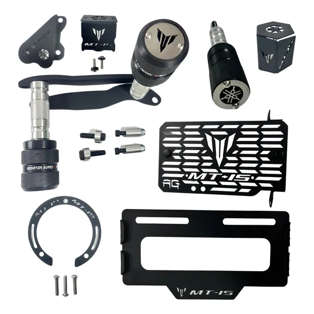 Mega Kit Accesorios Mt 15 + Combo De Defensas Mt15