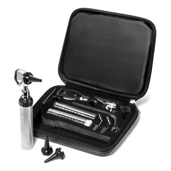 Kit De Diagnostico Ent - Otoscopio Led De 3.25 V, Oftalmosco