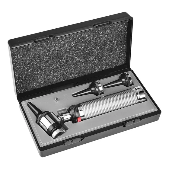 Kit De Otoscopio Profesional Con Lámparas Y Espéculos Inclus
