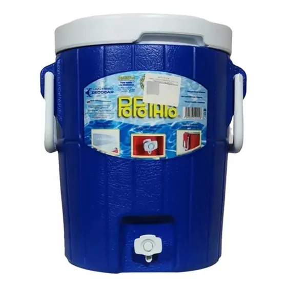 Termo Grande Plastico Bebidas Popotamo Decocar 15 Litros Col