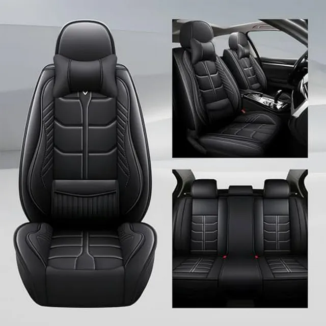 Funda De Asiento De Cuero Para Toyota Yaris , 5 Asientos