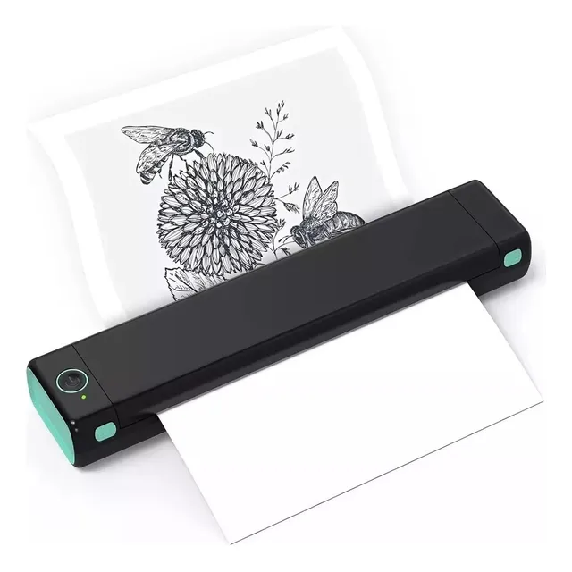 Impresora Térmica Portátil Inalámbrica Compatible Con A4