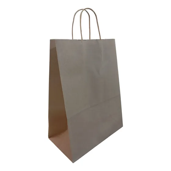 Bolsas Papel Ecológicas Personalizadas #3 25.5*33+13 X100