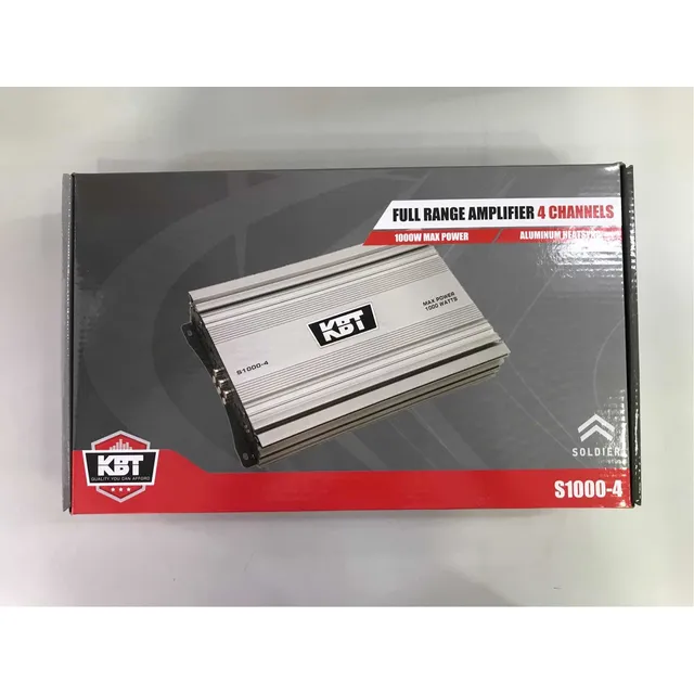 Amplificador Para Carro Kbt S1000-4 1000watts De Potencia