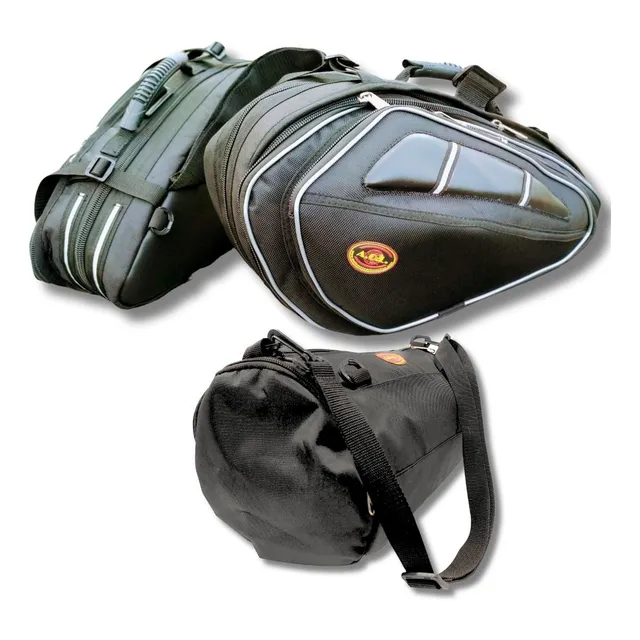 Alforjas Moto Aol Expandibles + Rollbag - Tula Regalo