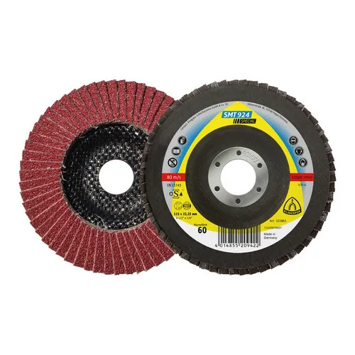 Disco Flap Ceramico Smt924 Alto Desempeño Gr 60 Klingspor Co