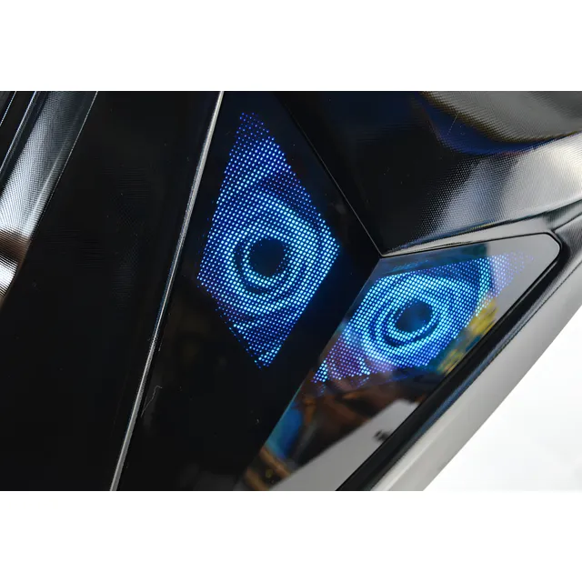 Maleta Rigida Ojos Led Motera Lone Ranger, Power Bank Gratis