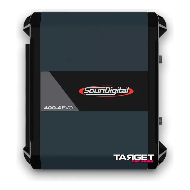 Amplificador para carro/camioneta SounDigital EVO Line 400.4