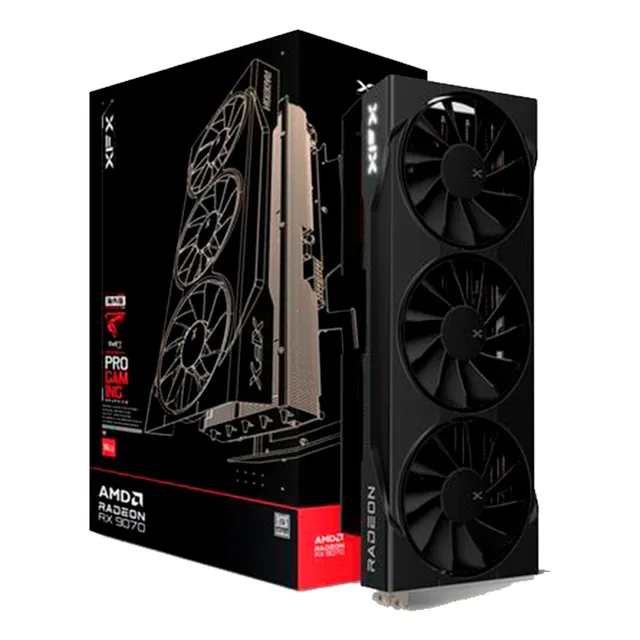 Tarjeta De Vídeo Xfx Swift Amd Radeon Rx 9070 Oc 16gb