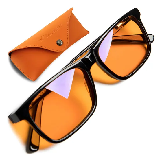 Lentes De Bloqueo De Luz Azul Naranja Para Un Mejor Sueño .