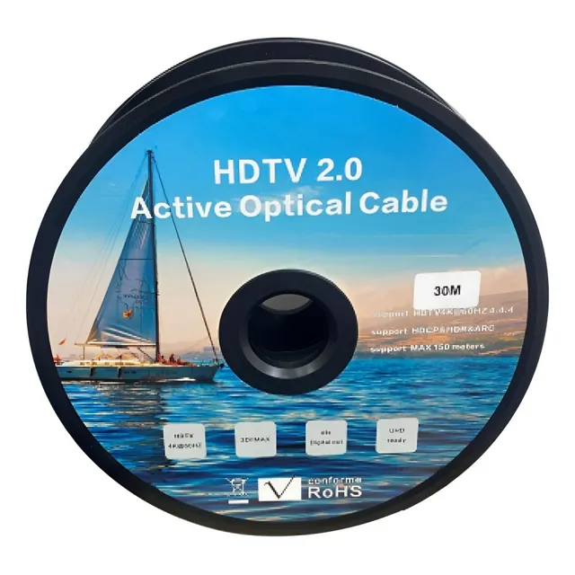 Cable Hdmi De Fibra Optica 4k X 8k De 30mts
