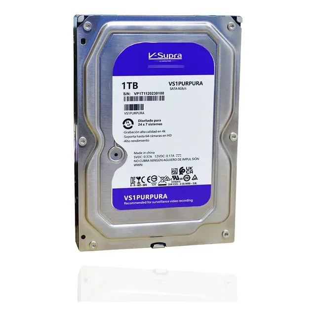 Disco Duro Purpura De Camaras - Cctv 1tb