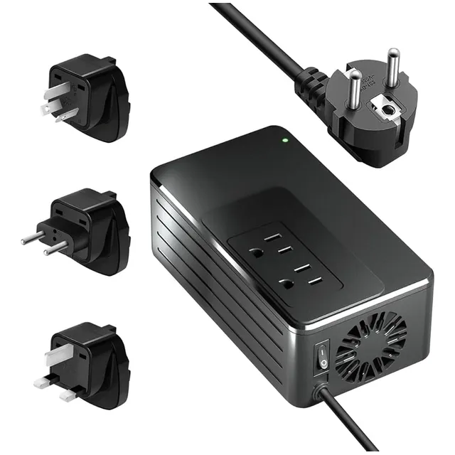 Adaptador Universal De Viaje 1200 W 220 V A 110 V
