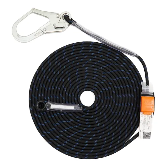 Cuerda Línea De Vida 11 Mm X 50 Metros Certificada + Gancho